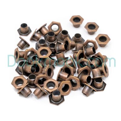 منگنه شش ضلعی سایز 5 مسی