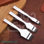 سمبه چنگالی دوخت چرم برند DIUDUS کروم