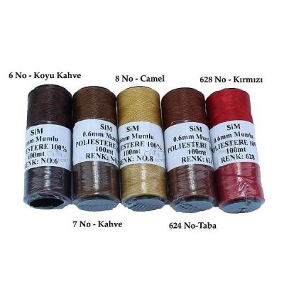 نخ موم زده 0/6 سیم